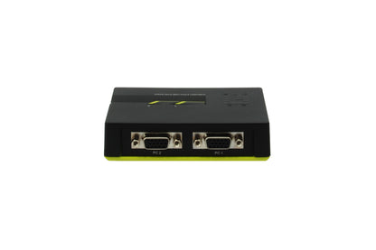 LevelOne - Switch KVM de 2 puertos USB con audio