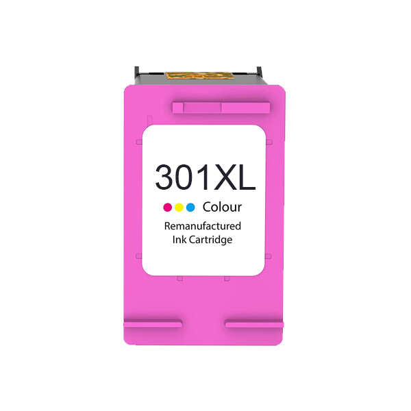 HP 301XL Color Cartucho de Tinta Remanufacturado - Muestra Nivel de Tinta - Reemplaza CH564EE/CH562EE Tintasmurcia.com