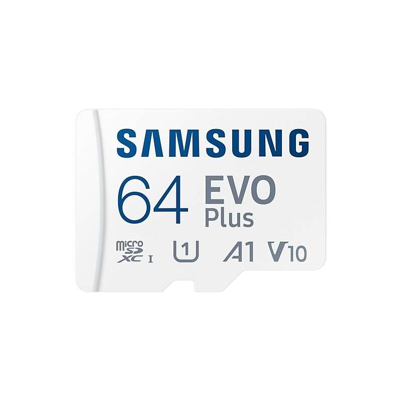 Samsung EVO Plus Tarjeta Micro SDXC 64GB UHS-I U1 Clase 10 con Adaptador 1 pieza(s)