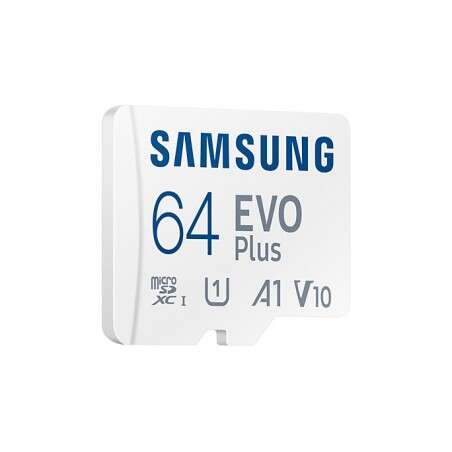 Samsung EVO Plus Tarjeta Micro SDXC 64GB UHS-I U1 Clase 10 con Adaptador 1 pieza(s)