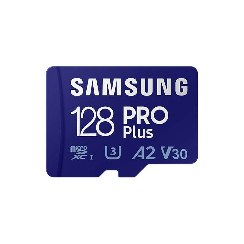 Samsung PRO Plus Tarjeta Micro SDXC 128GB UHS-I U3 Clase 10 con Adaptador 1 pieza(s)