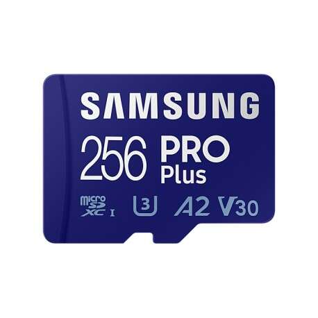 Samsung PRO Plus Tarjeta Micro SDXC 256GB UHS-I U3 Clase 10 con Adaptador 1 pieza(s)