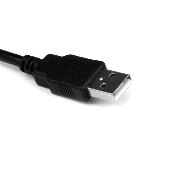 StarTech.com - Cable Profesional de 0 3m USB a Puerto Serie Serial RS232 DB9 con Retención del Puerto COM