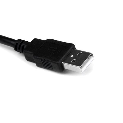 StarTech.com - Cable Profesional de 0 3m USB a Puerto Serie Serial RS232 DB9 con Retención del Puerto COM