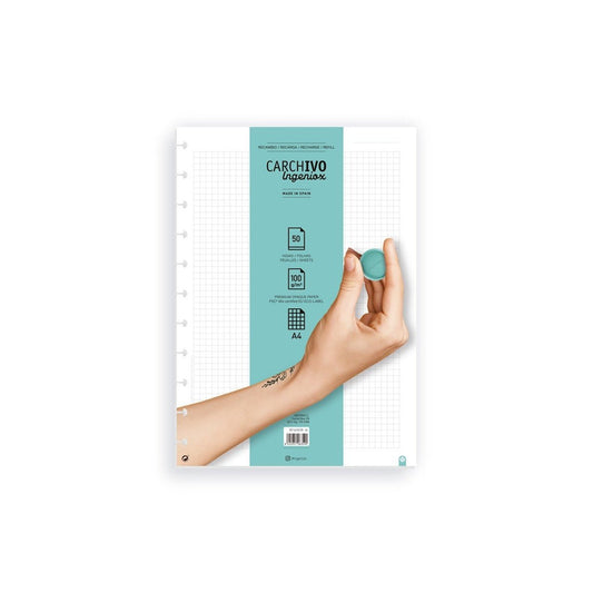 CARCHIVO - 66104105 papel de cuaderno 210 x 297 mm (A4) 50 hojas