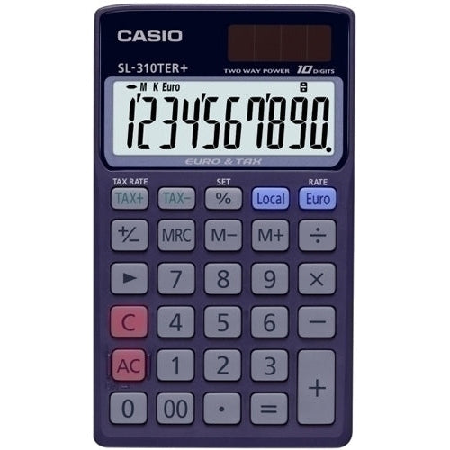 Casio - CALCULADORA BOLS.CASIO 10 DIG. SL-310TER