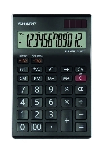 Sharp - CALCULADORA SOBR.SHARP 12 DIG. EL-125T