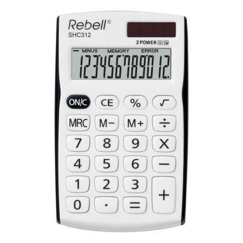 Rebell - CALCULADORA BOLS.REBELL 12 DIG. 312 NG