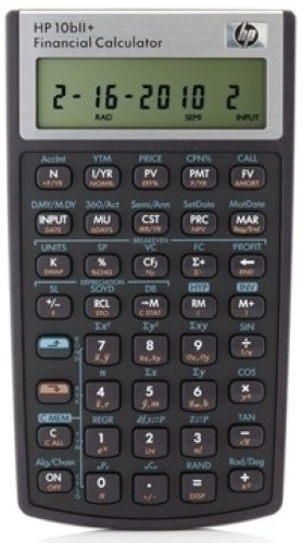 HP - CALCULADORA FINANCIERA HP 10BII PLUS