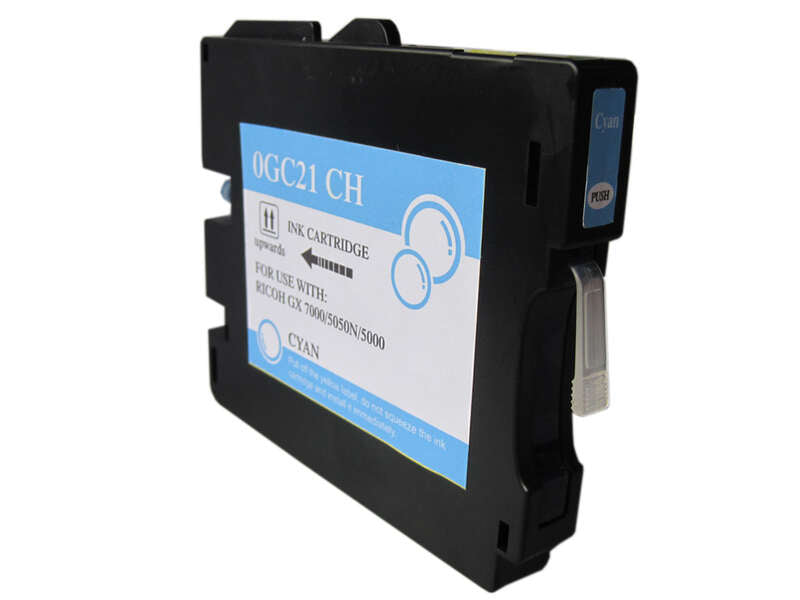 Ricoh GC21C Cyan Cartucho de Tinta Pigmentada Generico - Reemplaza 405533/405537 Tintasmurcia.com