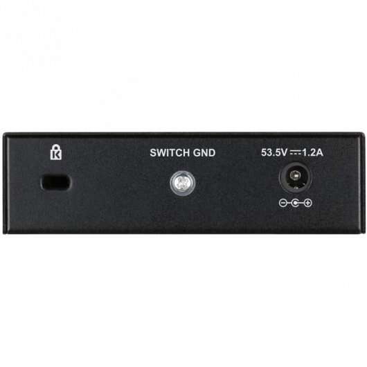 D-Link - DES-1005P switch No administrado Energía sobre Ethernet (PoE) Negro