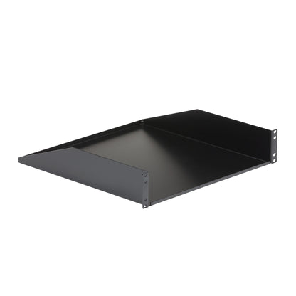 StarTech.com - Estante Bandeja Cantilever 2U para Armario Rack de Servidores de 19 Pulgadas - Profundidad Fija de 18 Pulgadas (457 2mm) - 56kg de Carga - en Acero de Servicio Pesado - Negro