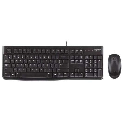 Logitech MK120 Pack USB Teclado + Raton 1000dpi 3 Botones - Uso Ambidiestro - Portugues 1 pieza(s)