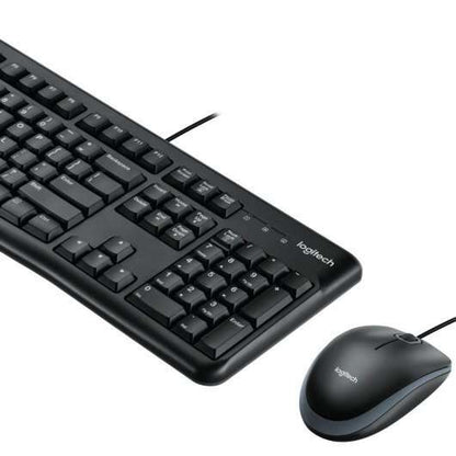 Logitech MK120 Pack USB Teclado + Raton 1000dpi 3 Botones - Uso Ambidiestro - Portugues 1 pieza(s)