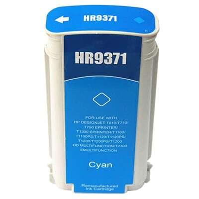 HP 72 Cyan Cartucho de Tinta Generico - Reemplaza C9371A Tintasmurcia.com