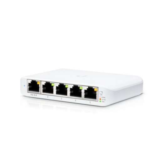 Ubiquiti - UniFi USW Flex Mini Gestionado Gigabit Ethernet (10/100/1000) Energía sobre Ethernet (PoE) Blanco