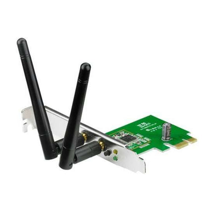 Asus PCE-N15 Adaptador Inalambrico WiFi 11n 300Mbps PCI-e N300 - 2 Antenas Externas - Perfil Bajo 1 pieza(s)