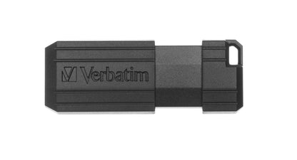 Verbatim - PinStripe - Unidad USB de 128 GB - Negro