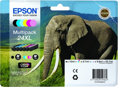 Epson Elephant Multipack 24XL 6 colores