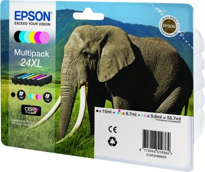 Epson Elephant Multipack 24XL 6 colores