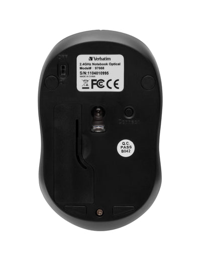 Verbatim - Go Nano ratón RF inalámbrico 1600 DPI