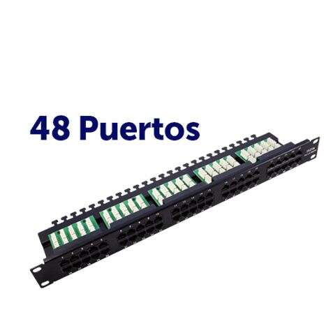 Cromad Patch Panel 48 Puertos Krone Cat 6 1U UTP 19" 1 pieza(s)