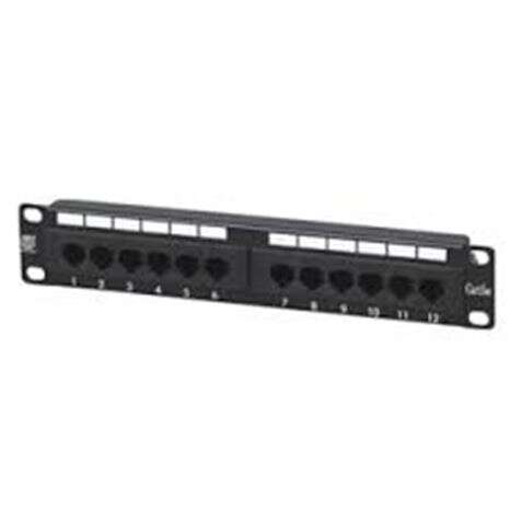 Cromad Patch Panel 12 Puertos Cat 6 1U UTP 10" 1 pieza(s)