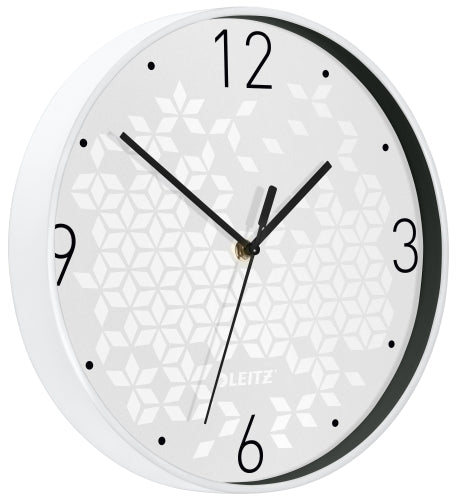 Leitz - RELOJ PARED LEITZ ANALOGICO 29 CM BLANCO