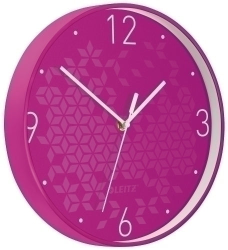 Leitz - RELOJ PARED LEITZ ANALOGICO 29 CM FUCSIA