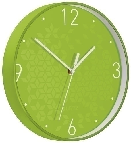 Leitz - RELOJ PARED LEITZ ANALOGICO 29 CM VERDE