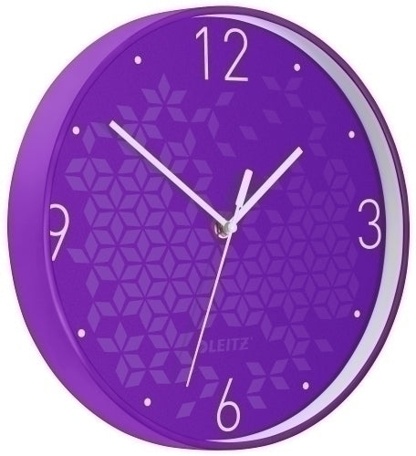 Leitz - RELOJ PARED LEITZ ANALOGICO 29 CM VIOLET