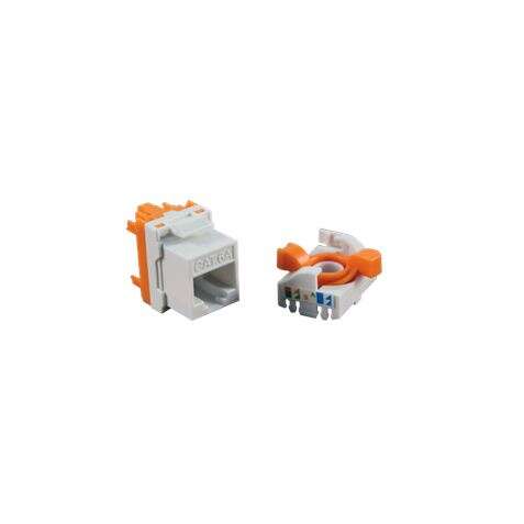 Cromad Conector Hembra RJ45 Cat.6 UTP Rotativo 180º - Sin Herramientas 1 pieza(s)