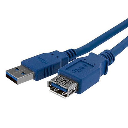 StarTech.com - Cable 1m Extensión Alargador USB 3.0 SuperSpeed - Macho a Hembra USB A - Extensor - Azul