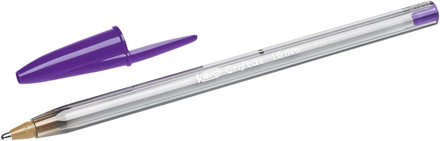 BIC - BLISTER 4 BOLIGRAFO CRISTAL FUN PUNTA 1 6 MM. COLORES SURTIDOS BIC 8957921