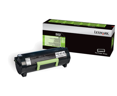 Lexmark 502 cartucho de tóner 1 pieza(s) Original Negro