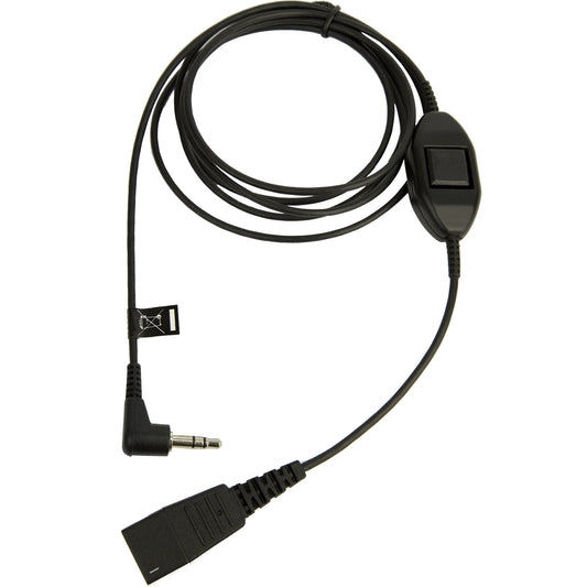 Jabra - 8735-019 cable de audio 0 5 m QD 3 5mm Negro