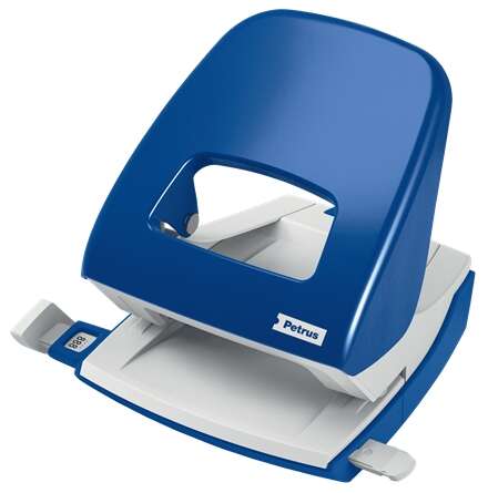 Petrus - 623354 perforador de papel 30 hojas Azul  Gris