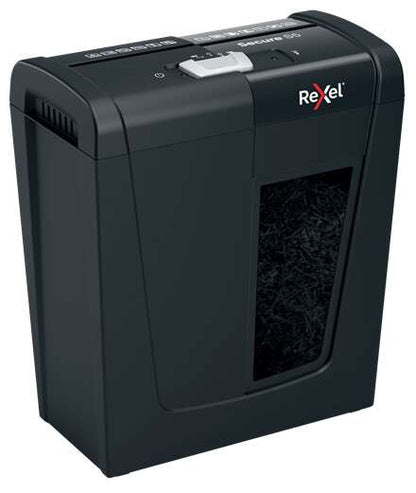 Rexel - Secure S5 triturador de papel Corte en tiras 70 dB Negro