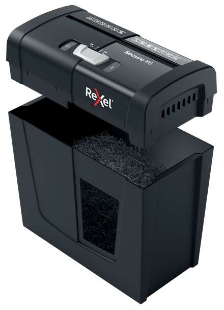 Rexel - Secure X6 triturador de papel Corte cruzado 70 dB Negro