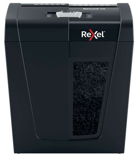 Rexel - Secure X8 triturador de papel Corte cruzado 70 dB Negro