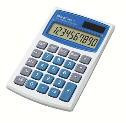 Ibico - 082X calculadora Bolsillo Calculadora básica Azul  Blanco