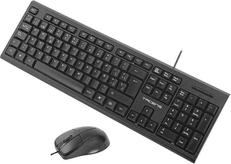 Tacens Anima - ACP0ES teclado USB QWERTY Español Negro