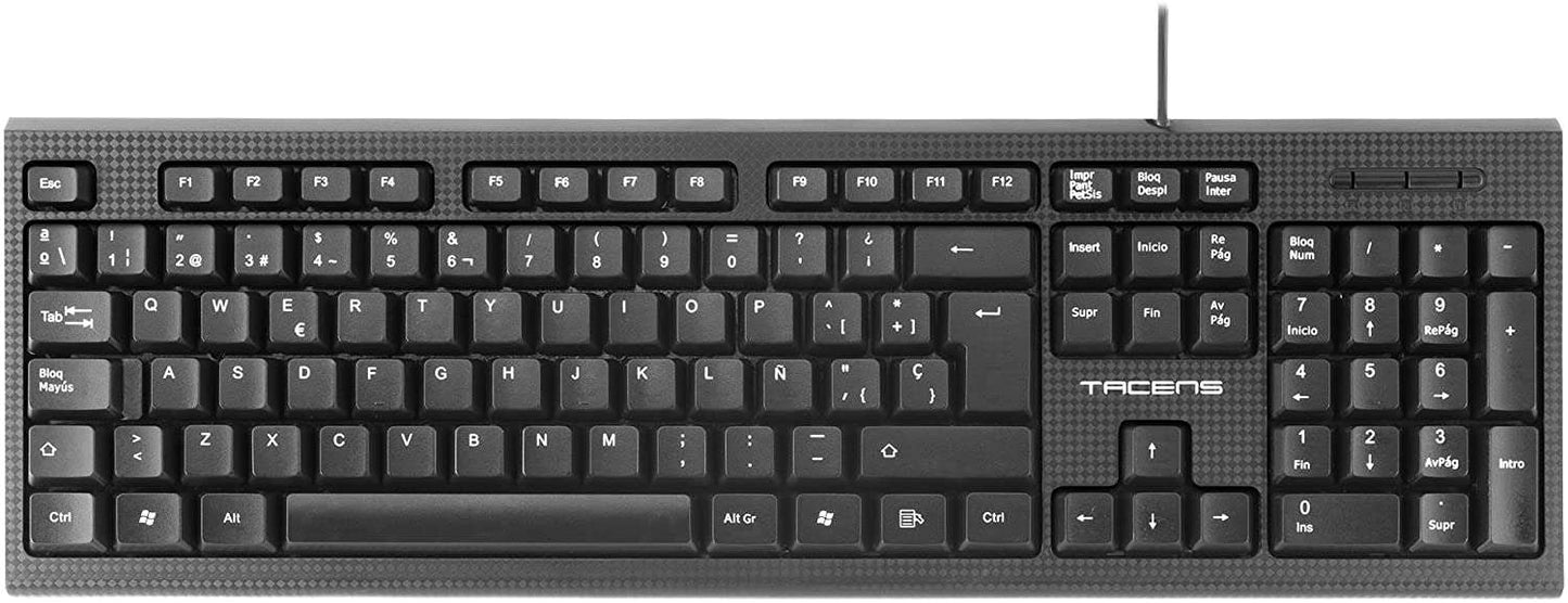 Tacens Anima - AK0ES teclado USB QWERTY Español Negro