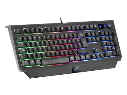 Mars Gaming Pack Teclado con Tecnologia H-Mech + Raton 3200dpi 6 Botones - Conectividad USB - Iluminacion RGB - Distribucion España - Antighosting - Cable de 1.50m 1 pieza(s)