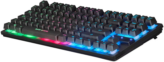 Mars Gaming - MCPTKLES Combo RGB Teclado y Ratón 3200DPI Diseño TKL Idioma Español