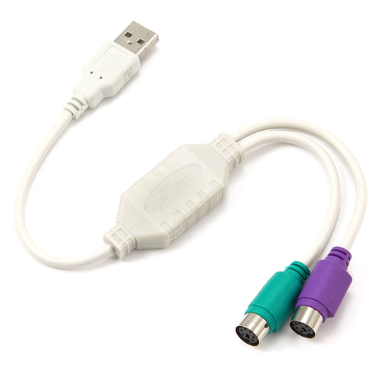 Gembird - UAPS12 cable ps/2 0 3 m 2x 6-p Mini-DIN USB A Blanco