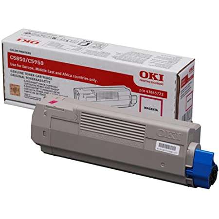 OKI C5850/C5950/MC560 Magenta Cartucho de Toner Original - 43865722 Tintasmurcia.com