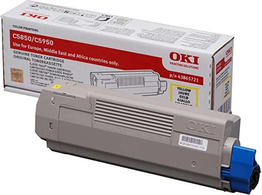 OKI C5850/C5950/MC560 Amarillo Cartucho de Toner Original - 43865721 Tintasmurcia.com