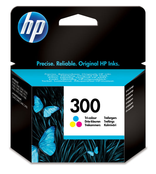 HP - Cartucho de tinta original 300 Tri-color