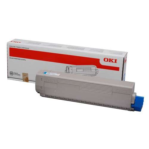 OKI C822 Cyan Cartucho de Toner Original - 44844615 Tintasmurcia.com